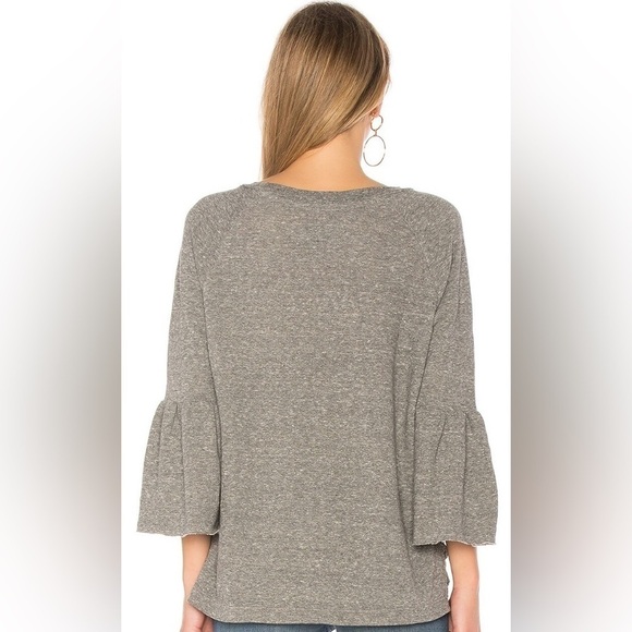 Current Elliot S Ruffle Sleeve Sweatshirt - Picture 2 of 13